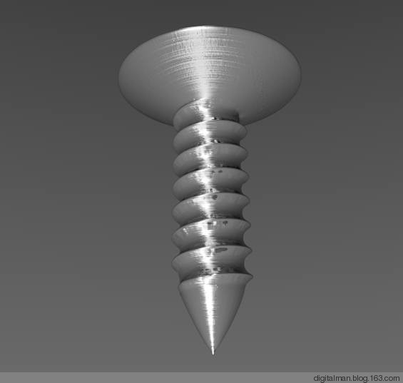 数字人C4D多边形建模课堂之十一：螺纹建模 4