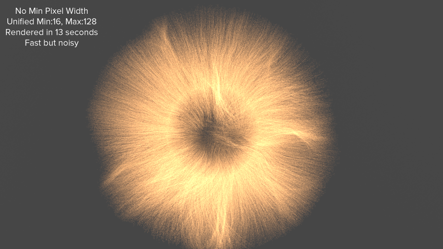 C4D周练作业-Hair Min Pixel Width 头发最小像素宽度—RS渲染设置—Redshift红移中文帮助文档手册-苦七君