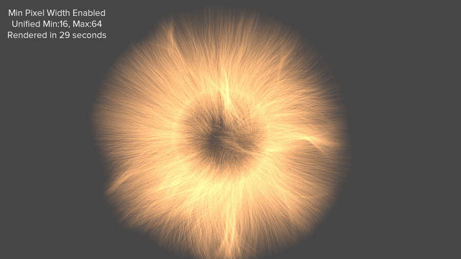 C4D周练作业-Hair Min Pixel Width 头发最小像素宽度—RS渲染设置—Redshift红移中文帮助文档手册-苦七君