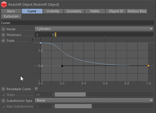 C4D周练作业-Cinema 4D Curves & Splines RS渲染C4D的曲面和样条—RS对象标签—Redshift红移中文帮助文档手册-苦七君