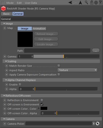 C4D周练作业-Camera Map 摄像机贴图—RS节点编辑器内容—Redshift红移中文帮助文档手册-苦七君