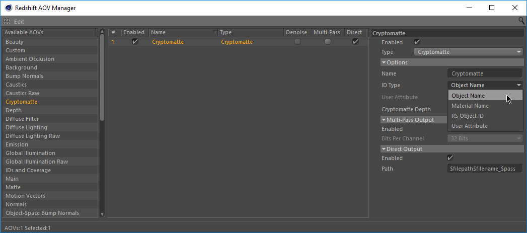 C4D周练作业-Cryptomatte 阴影蒙版—多通道设置—Redshift红移中文帮助文档手册-苦七君