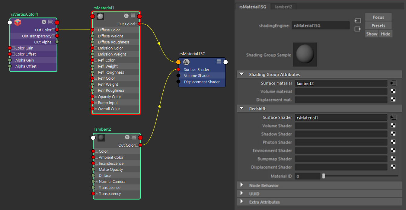 C4D周练作业-Redshift Vertex Color 红移顶点颜色—杂项内容—Redshift红移中文帮助文档-苦七君