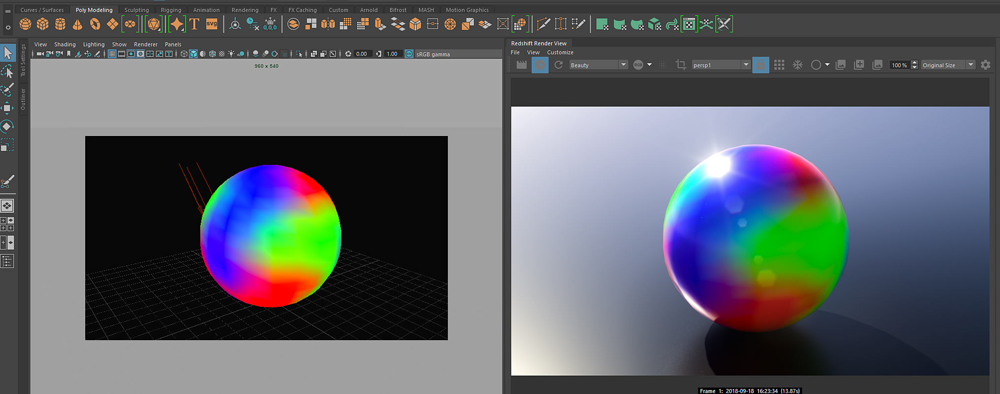 C4D周练作业-Redshift Vertex Color 红移顶点颜色—杂项内容—Redshift红移中文帮助文档-苦七君