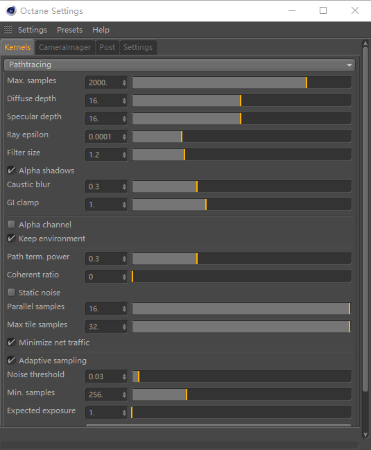 C4D周练作业-（转）关于OC的玻璃如何输出透明通道-苦七君